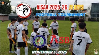 2025.11.05 ⚽ EIS vs ASB SK ⚽ AISAA 2025-26 JV Boys Football Tournament