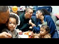 Halfkorean twin toddlers try kimchi for the first time