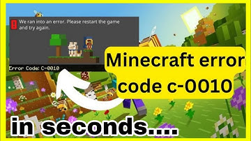 How to Fix Minecraft Error Code D-0010 in seconds | Quick & Working Solution (2025)