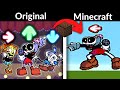 FNF Character Test | Gameplay Vs Minecraft Note Block | Cuphead.exe | Playground