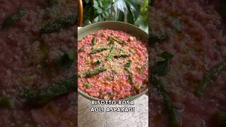 Risotto rosa agli asparagi 💕 Un primo piatto perfetto per il pranzo di Pasqua ✨