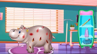 Pet Vet Care Wash Feed Animals by build a house tractor game truck building cars wash games screenshot 5