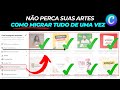 Como Migrar Todas Artes de uma só vez para Nova Equipe |CANVA|