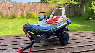 My new boat and trailer! First drive with the TRX4