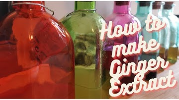 How To Make Ginger Extract