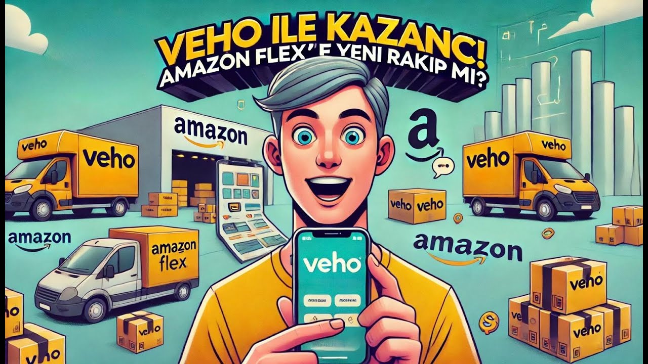 AMAZON FLEX'E RAKIP VEHO UYGULAMASI VE KAZANCLARI | DOORDASH, UBER, LYFT'E MUADIL MI ?