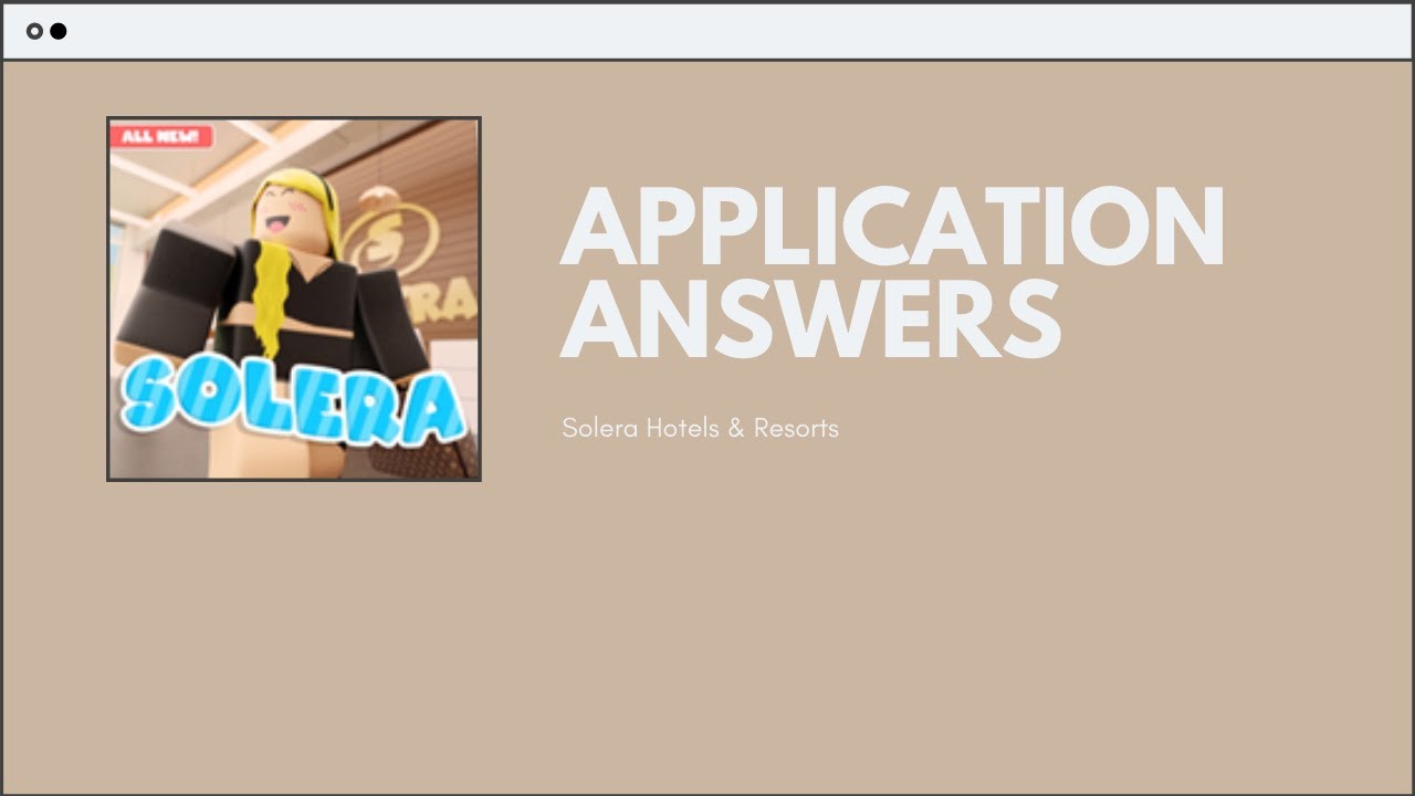 Nova Hotels Application Answers 2020 Roblox Youtube - answers for nova hotels roblox