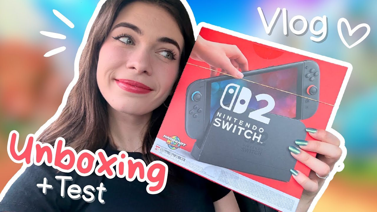 VLOG - SWITCH 2 : Achat, Unboxing + Test !
