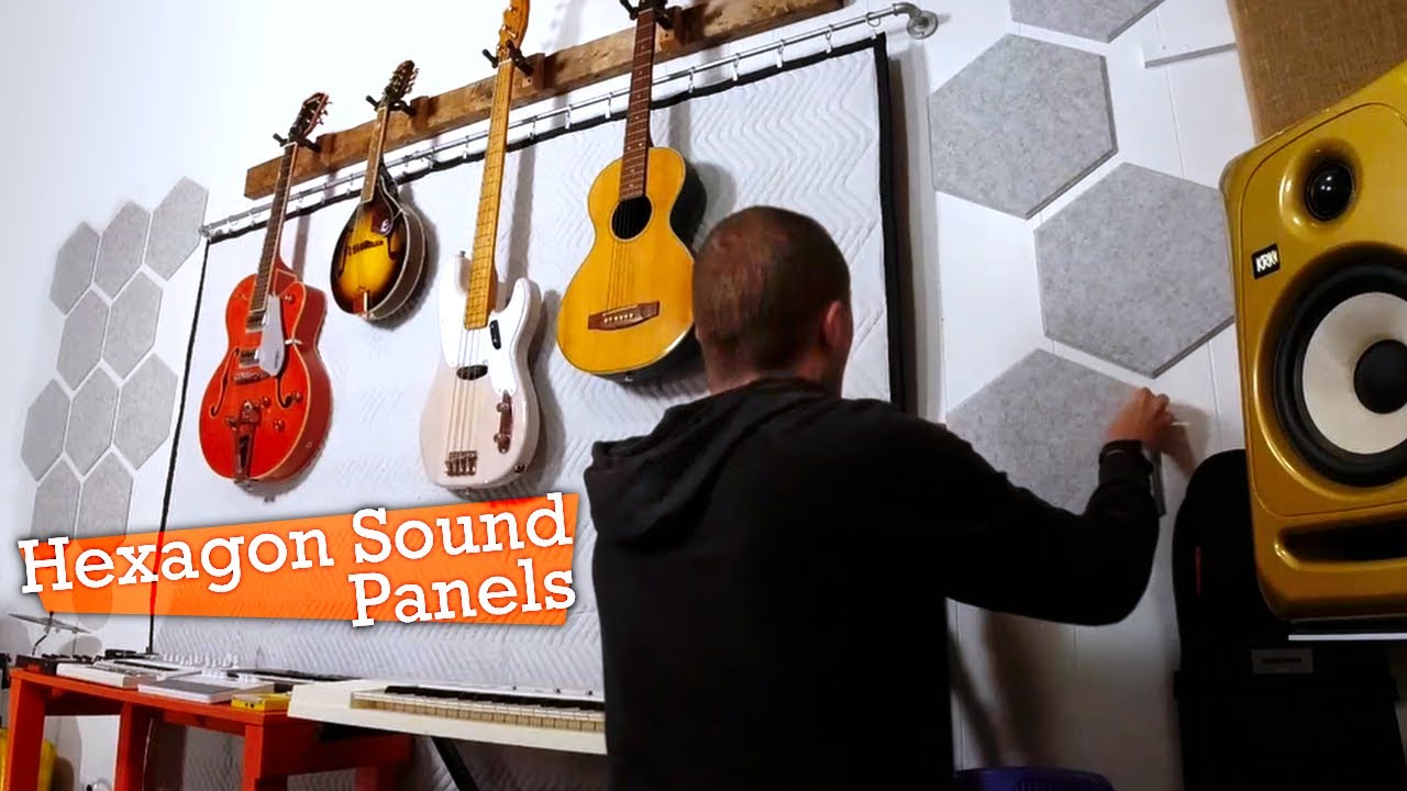 Hexagon Acoustic Panels for the DIY Home Studio!
