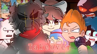 Takeover but every Turn a different  Cover is used // FNF Animation battle ( Friday night Funkin )