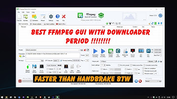 Beginner Friendly FFMPEG with GUI《with some perks》