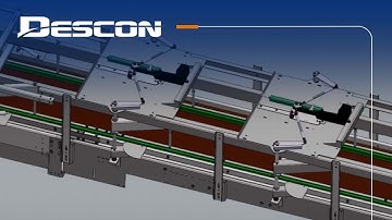 Descon Conveyor - Infinitely Adjustable Case Guides