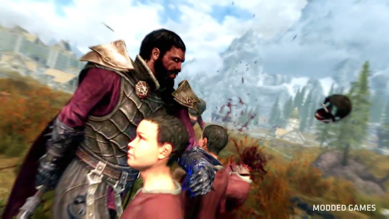 Skyrim Se Mods Killable Children Mod Youtube