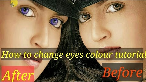 How to change any pic eyes colour on Adobe Photoshop Cs3 extended