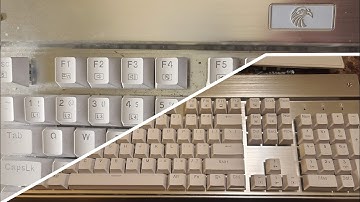 Dirty mechanical keyboard cleaning (full video)