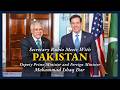 Secretary Rubio meets with Pakistani Deputy Prime Minister and Foreign Minister Mohammad Ishaq Dar