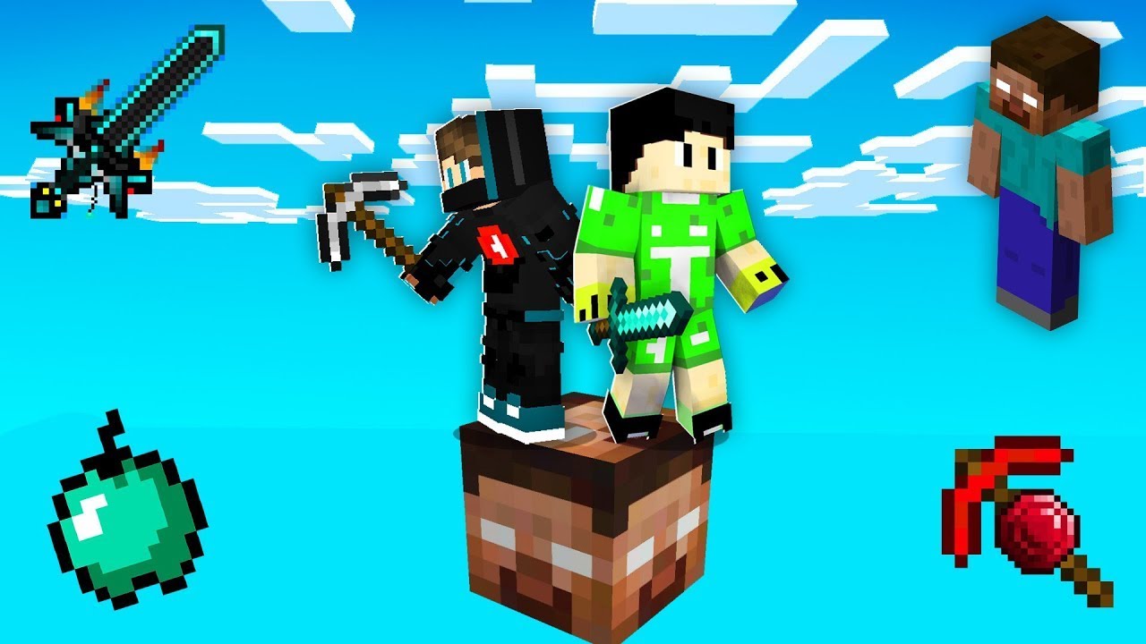 ماين كرافت : عشت 24 ساعة على بلوكة حظ الهيروبراين ولكن تفاجئنه !!؟