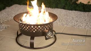 Steel Portable Gas Fire Pit