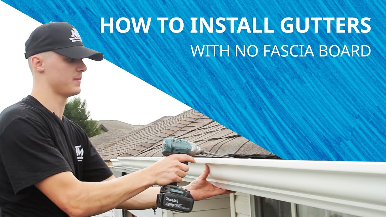 How To Hang Gutters Without Fascia