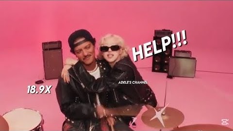 Rosé ft.Bruno Mars "APT."M/V but every time say "Apt" it get more speed!!