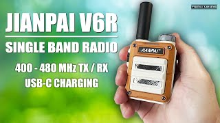 JIANPAI V6R - 16 Channel USB Charging Mini Portable Two-way Radio