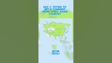Day 7. Trying to get a comment from every Asian country. #fun #asia #comment