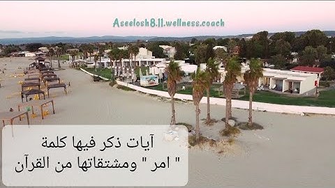 تدبر جميع الآيات التي ذكر فيها كلمة " أمر " ومشتقاتها -ترتيل القرآن والتدبر - 229 آية