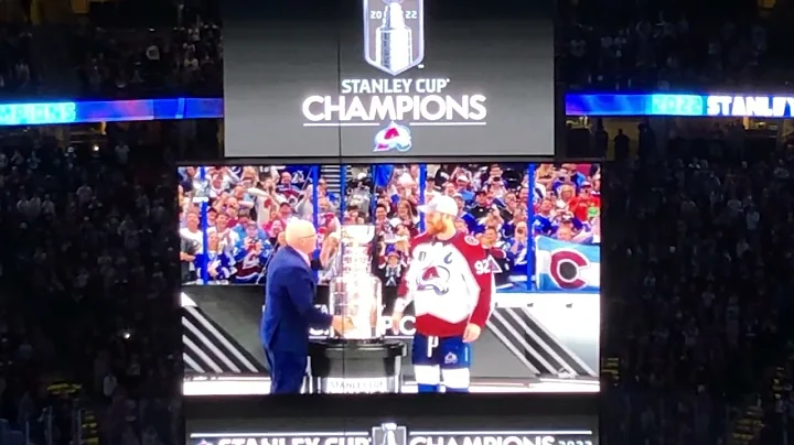 Avalanche Stanley Cup reception Ball Arena Watch P...