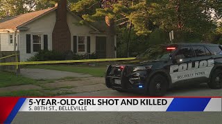 5-year-old girl shot and killed in Belleville, Illinois