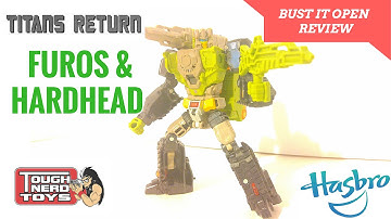 Transformers Generations Titans Return Furos & Hardhead BUST IT OPEN REVIEW!!