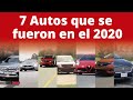 7 autos que se fueron en el 2020