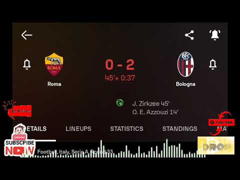 Joshua Zirkzee Goal, Roma vs Bologna (1-3) All Goals and Extended Highlights