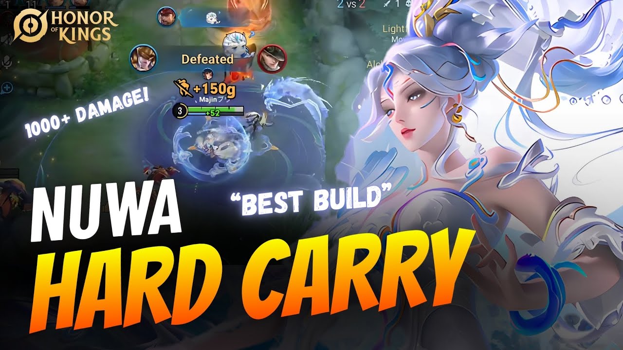 Main Nuwa HOK Pake Build Top 1 Global Nuwa! Damagenya Bisa Ngecarry 1 Tim Ini Mah! | Honor Of Kings
