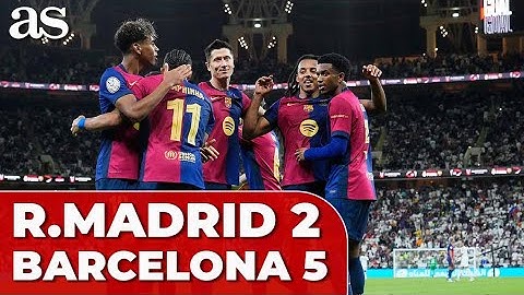REAL MADRID 2 VS BARCELONA 5 | RESUMEN Y GOLES | NARRACIÓN CARRUSEL | FINAL SUPERCOPA DE ESPAÑA
