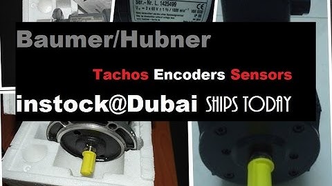 HÜBNER Analog DC Tacho TDP 0,2 LT-4 60 V | TDP 0,2 LT-5 40 & More instock
