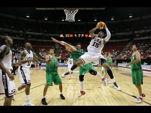 Mexico vs USA 2007 FIBA Americas Basketball Championship Quarter Final  Round FULL GAME English - YouTube