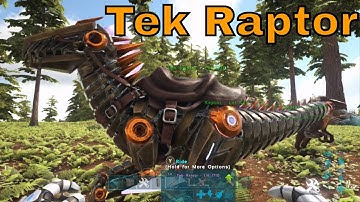 How to Spawn in Tek Raptor in ark xbox one and PS4
