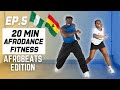 20 Min Afrobeats Fat Burn Fun Cardio For All Levels Afroletics Workout Ep 5 
