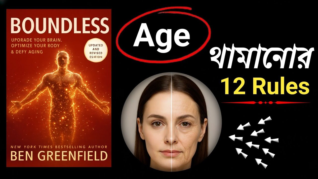 🔥 ৪০ বছরেও ২০-এর এনার্জি পাবেন ⚡ | Anti-Aging এর 12 Golden Rules ⏳ | Boundless Book Summary Bengali 