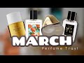 MARCH PERFUME TRAY 2025! | PERFUMES I WILL BE WEARING THIS MONTH! | AMY GLAM ✨