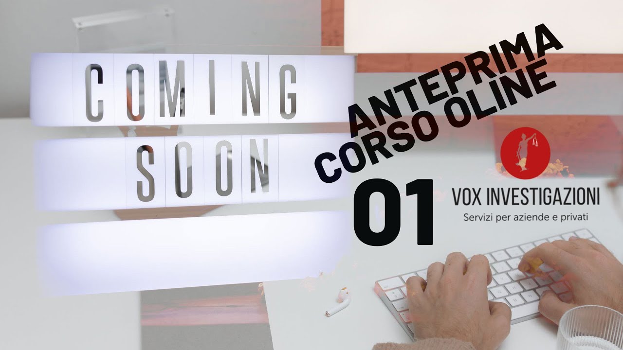 Anteprima corso online per investigatore privato 1