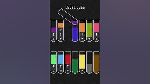 water sort puzzle level 3655