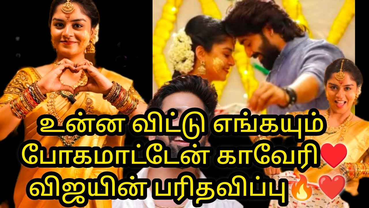 உன்ன விட்டு எங்கயும் போகமாட்டேன் காவேரி♥️விஜயின் பரிதவிப்பு🔥❤️/#vijay #mn #vika #kaveri #mahanadi