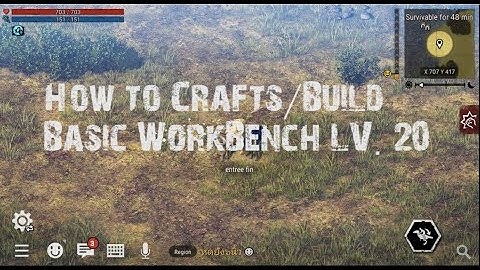 Durango :Wild Lands  [ How to Crafts/Build Basic WorkBench LV.20 Guide ]