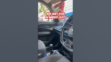 New swift 2024 k4 ambient lights 🚗✅#youtubeshort #viralvideo #shortsongs #video #shorts