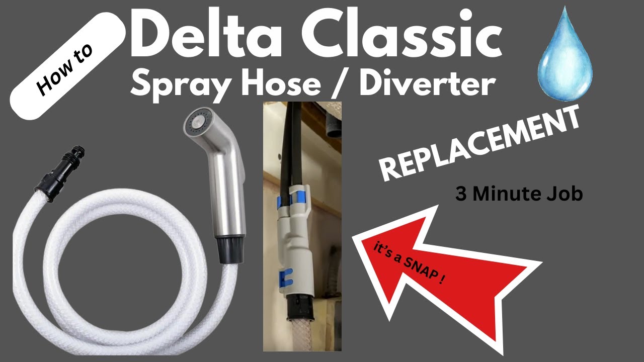 Delta Classic Kitchen Sink Spray Hose