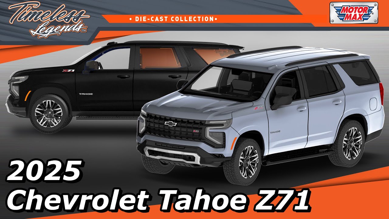 Motormax® 1:24 Scale 2025 Chevrolet® Tahoe™ Z71 - YouTube