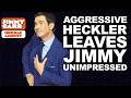 Jimmy Finally Loses Patience With Aggressive Heckler | Jimmy Carr Crowd Work