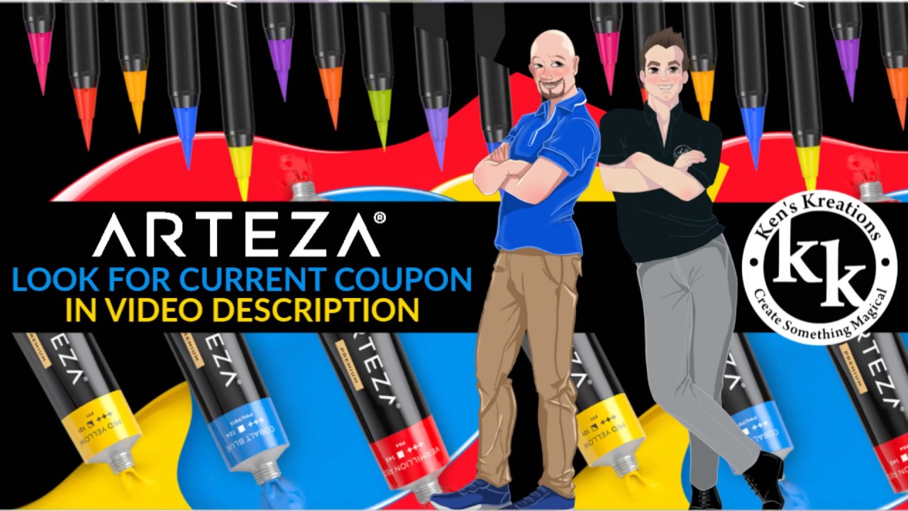Unboxing Arteza Paints