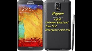 Samsung N900 Note 3 Unknown Baseband Imei Null Solution